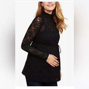 Jessica Simpson Maternity Lace Shirt